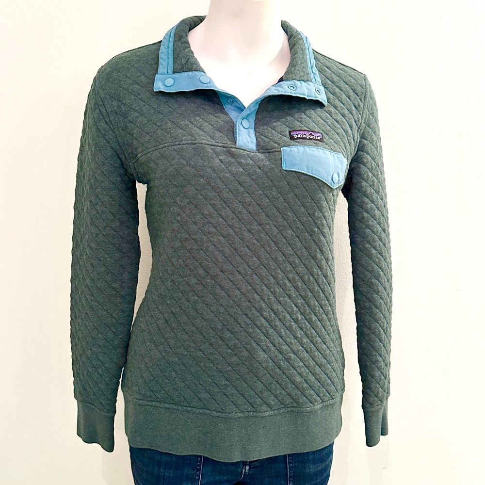 Patagonia Organic Cotton Quilt Snap-T Pullover - Women’s Small